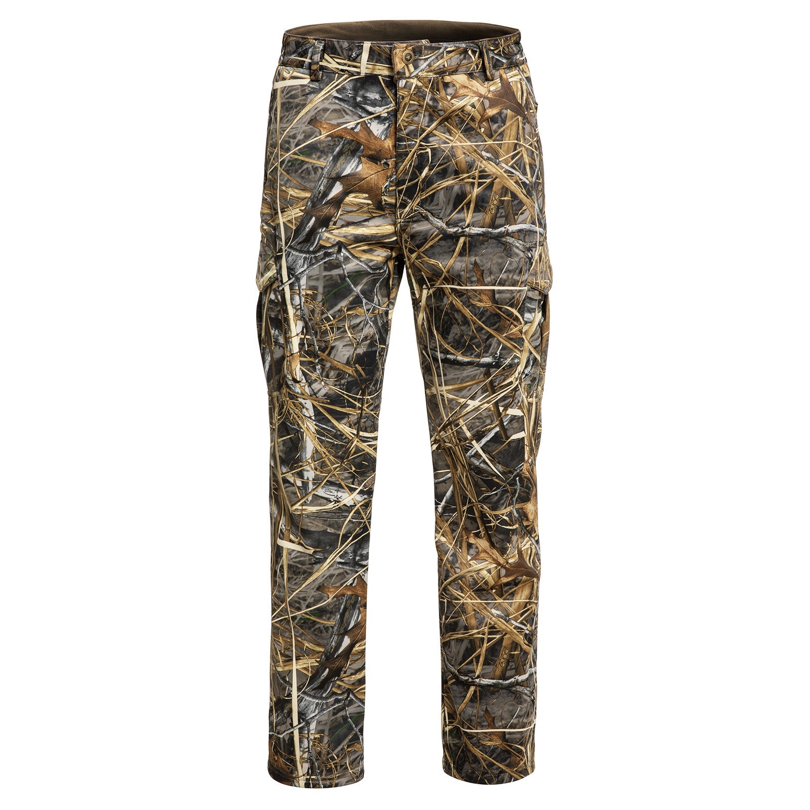 Hunting Pants for Men Camouflage Clothing Gear Windproof Fleece Lined for Winter-0
