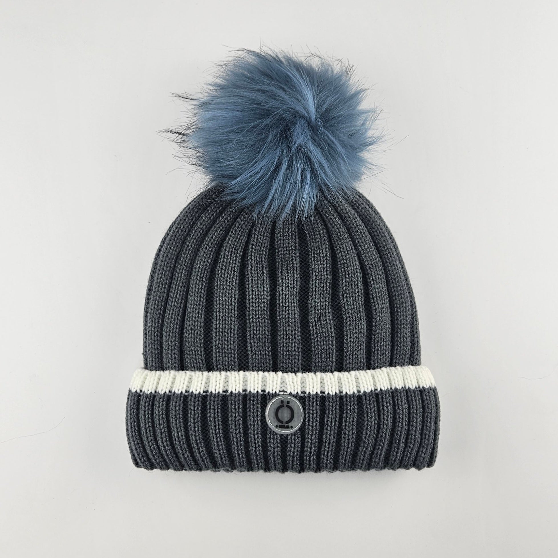 Grey Stripe Tuque-0