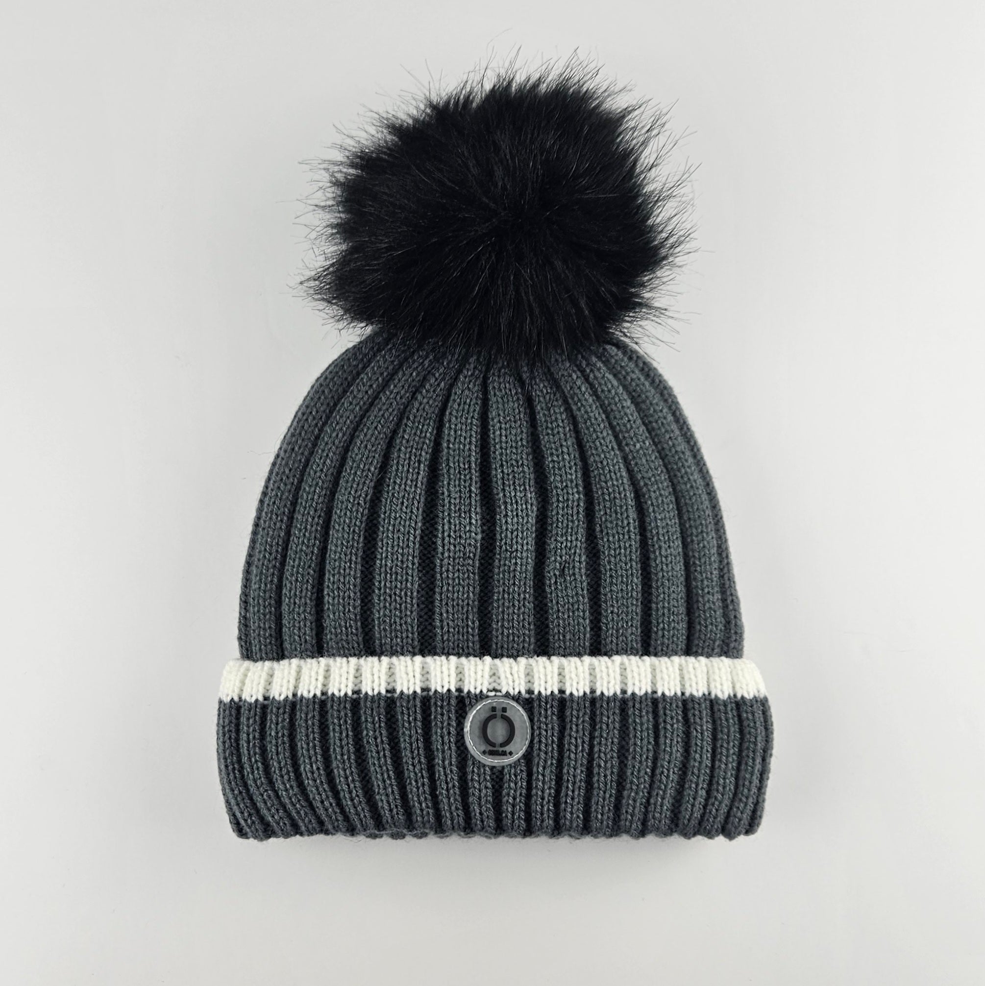 Grey Stripe Tuque-2