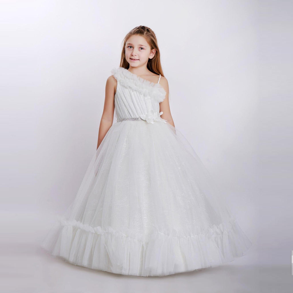Cascade Gown Girls Formal Dress-5