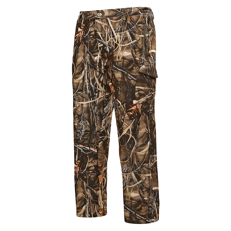 Hunting Pants for Men Camouflage Clothing Gear Windproof Fleece Lined for Winter-6