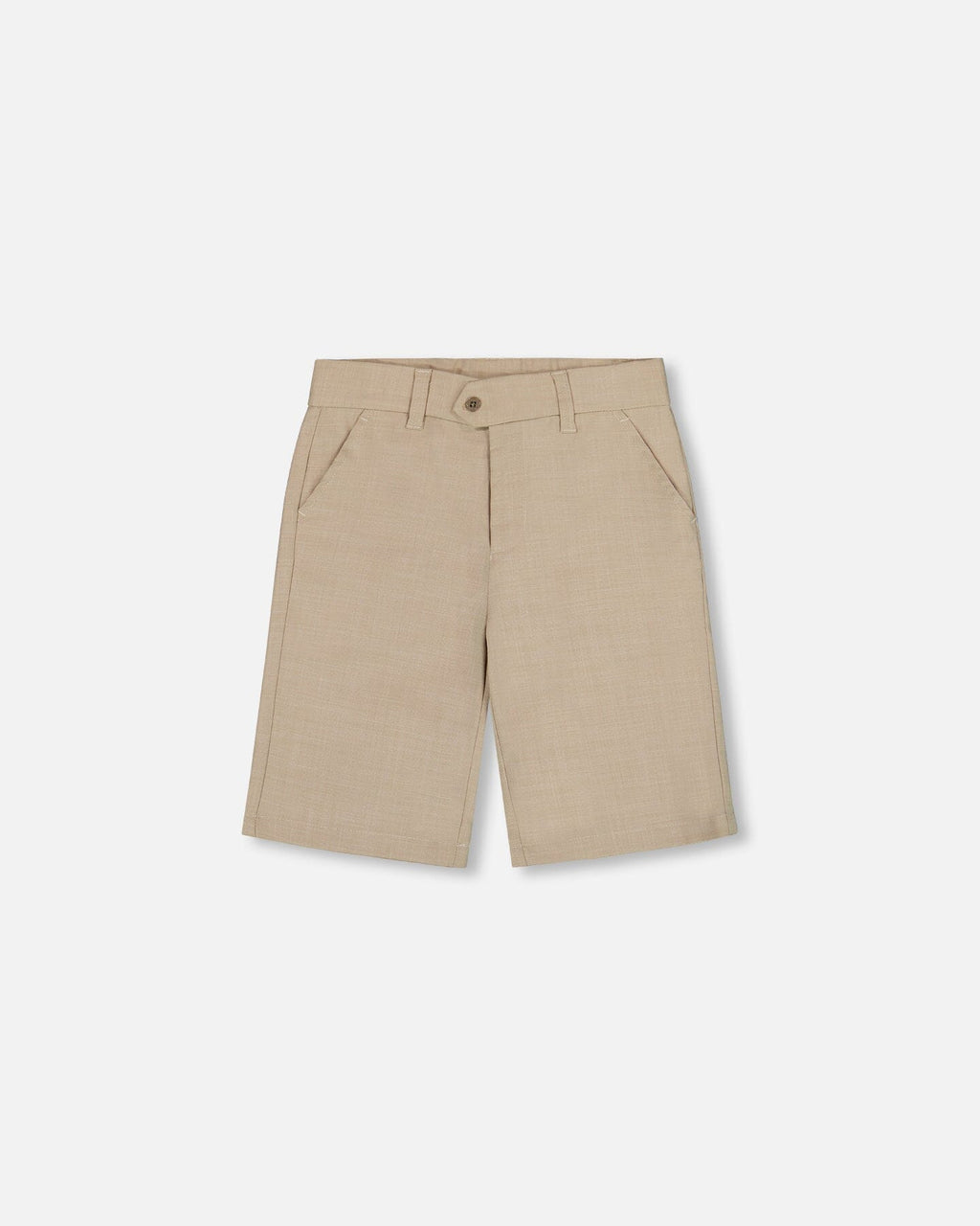 Slant Pocket Bermuda Shorts Light Taupe-0