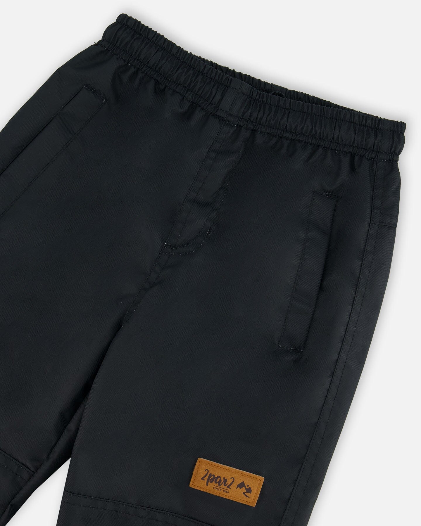 Two-Piece Mid-Season Outerwear Set Royal Blue And Black-4