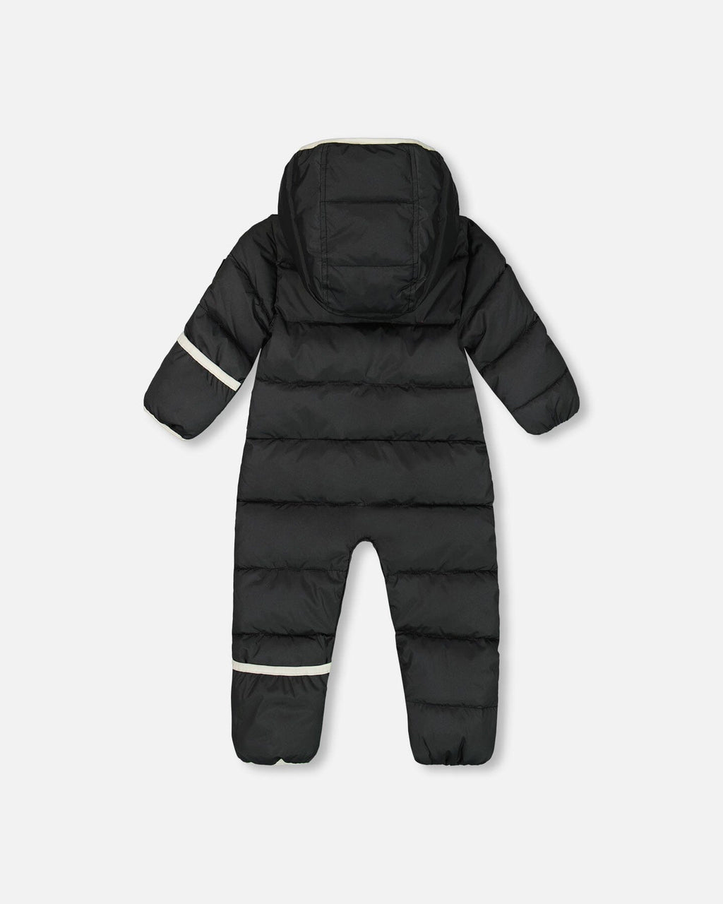 One-Piece Baby Cloud Compressible Snowsuit Designed For Car Seat Black-2