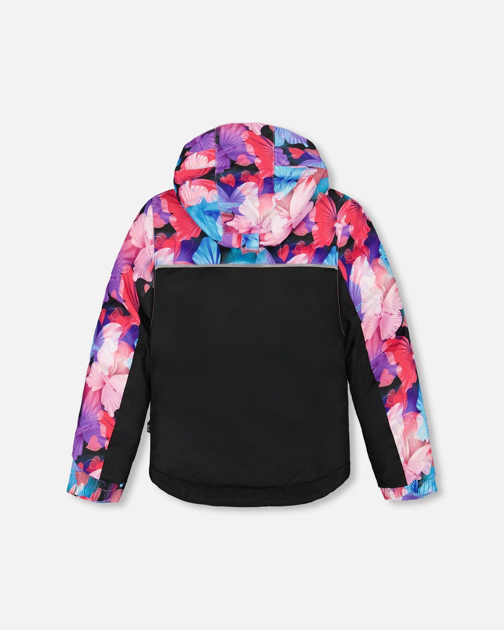 Two-Piece Play Snowsuit Black Butterfly Print-3