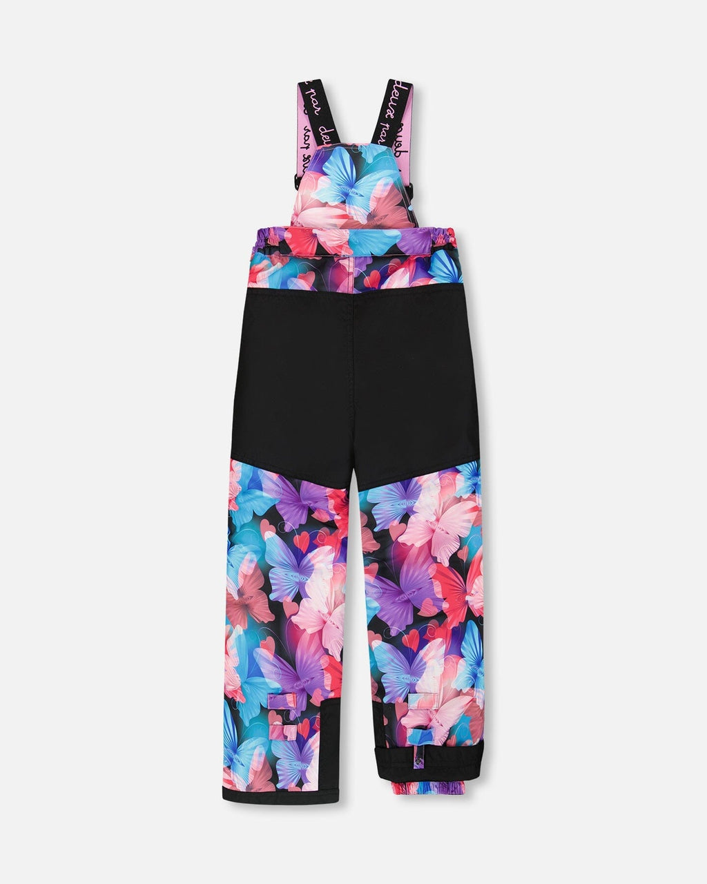 Two-Piece Play Snowsuit Black Butterfly Print-4