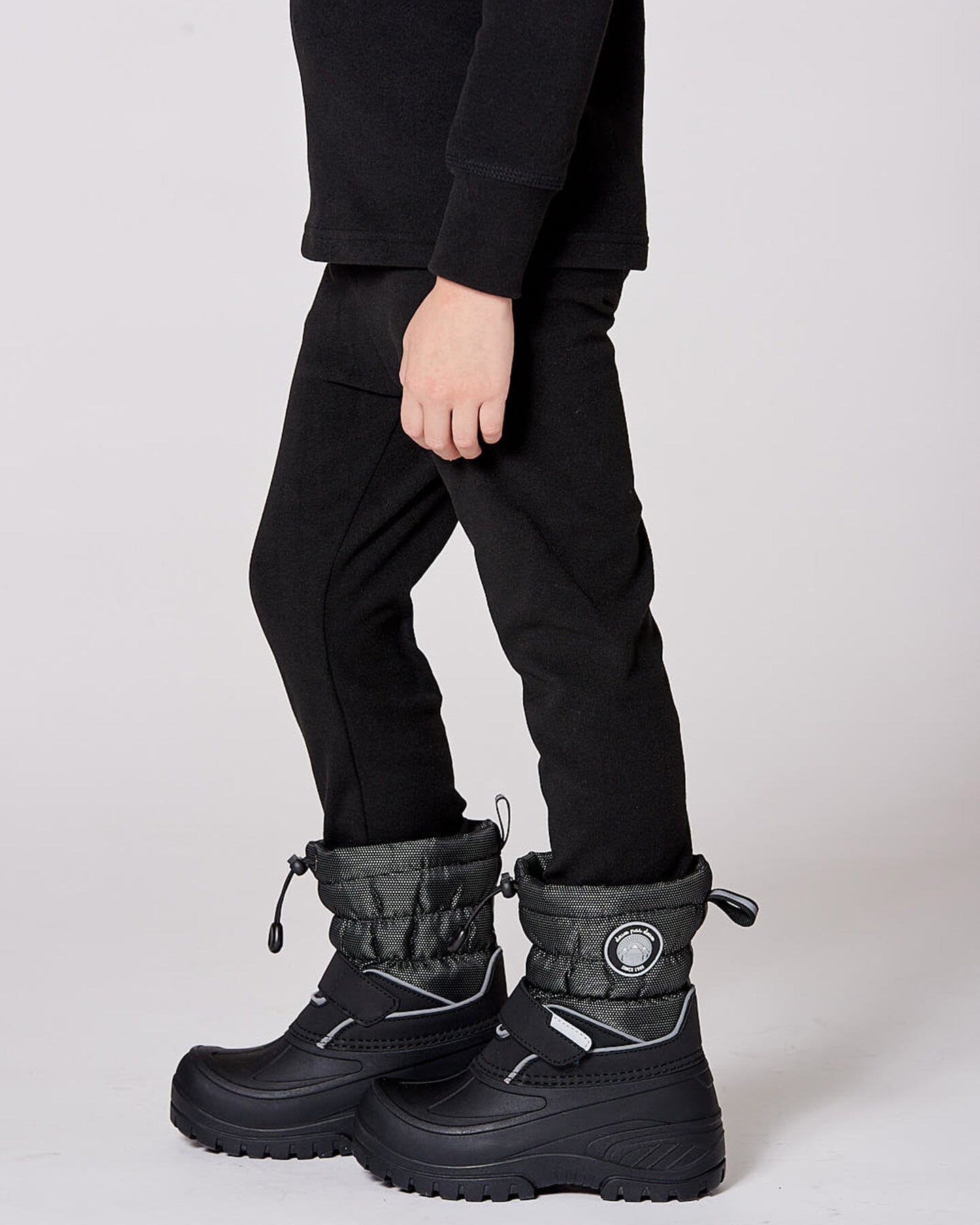 Winter Boots Solid Black-2