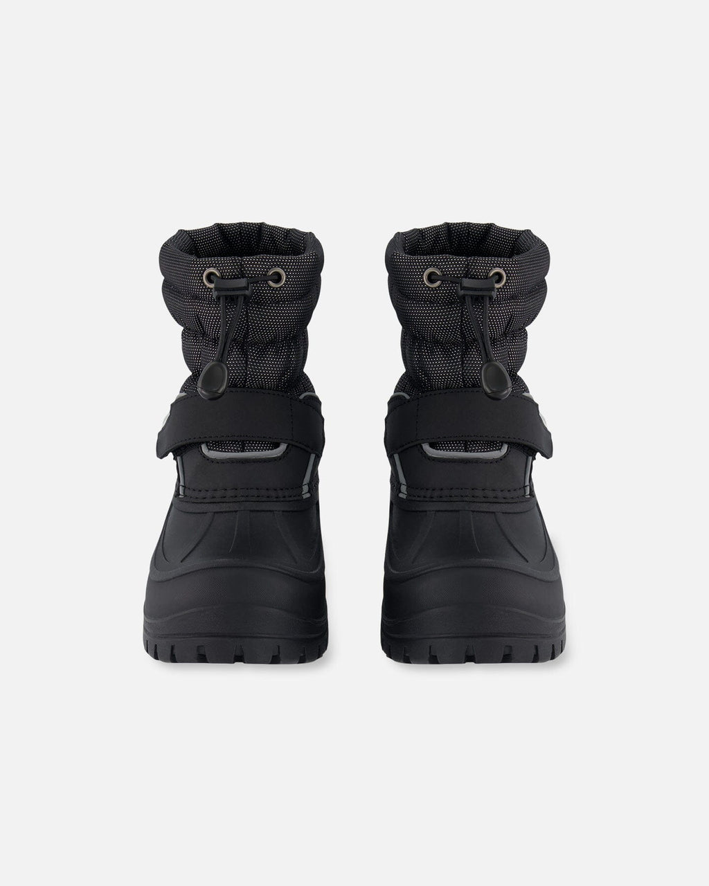 Winter Boots Solid Black-3