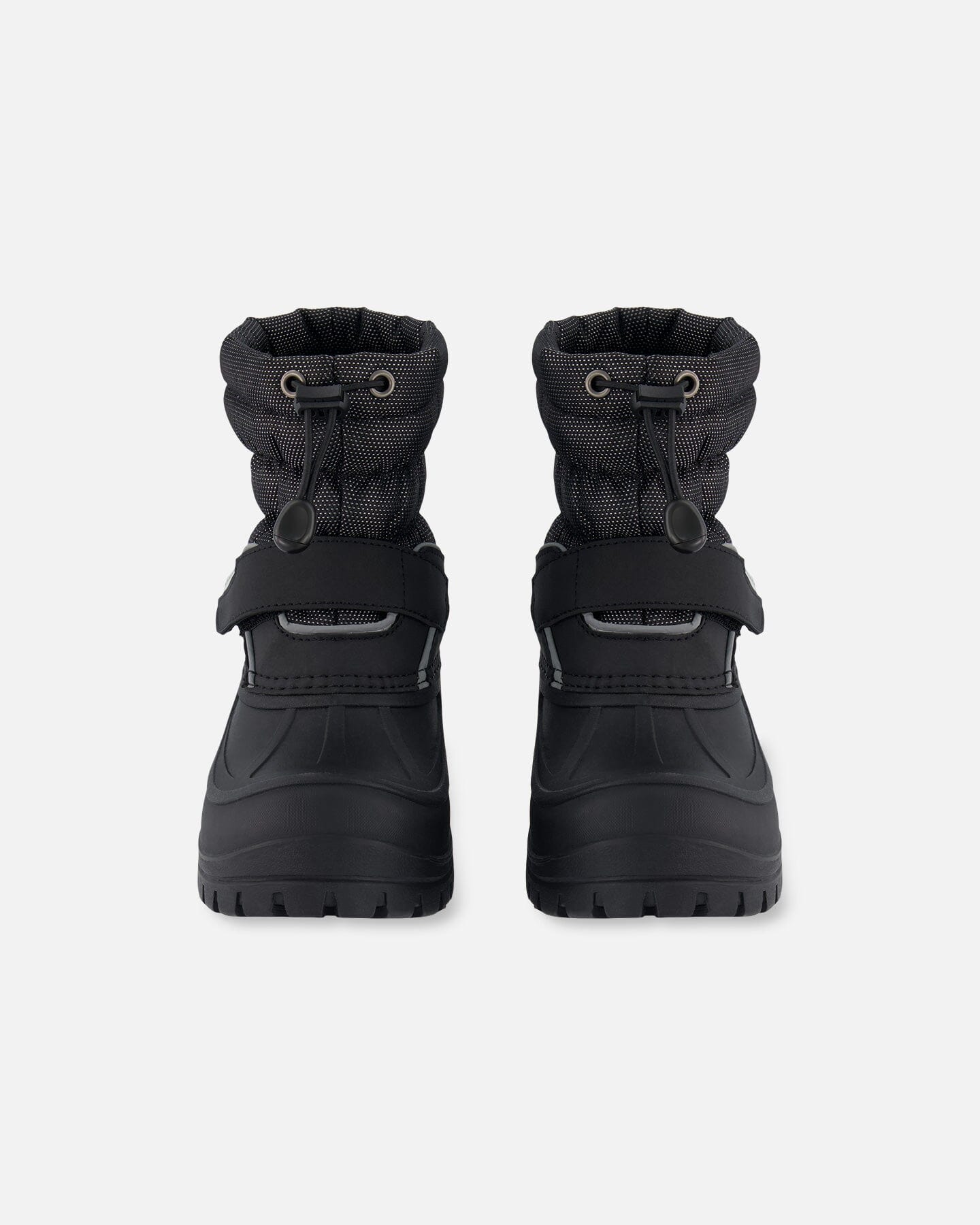 Winter Boots Solid Black-3
