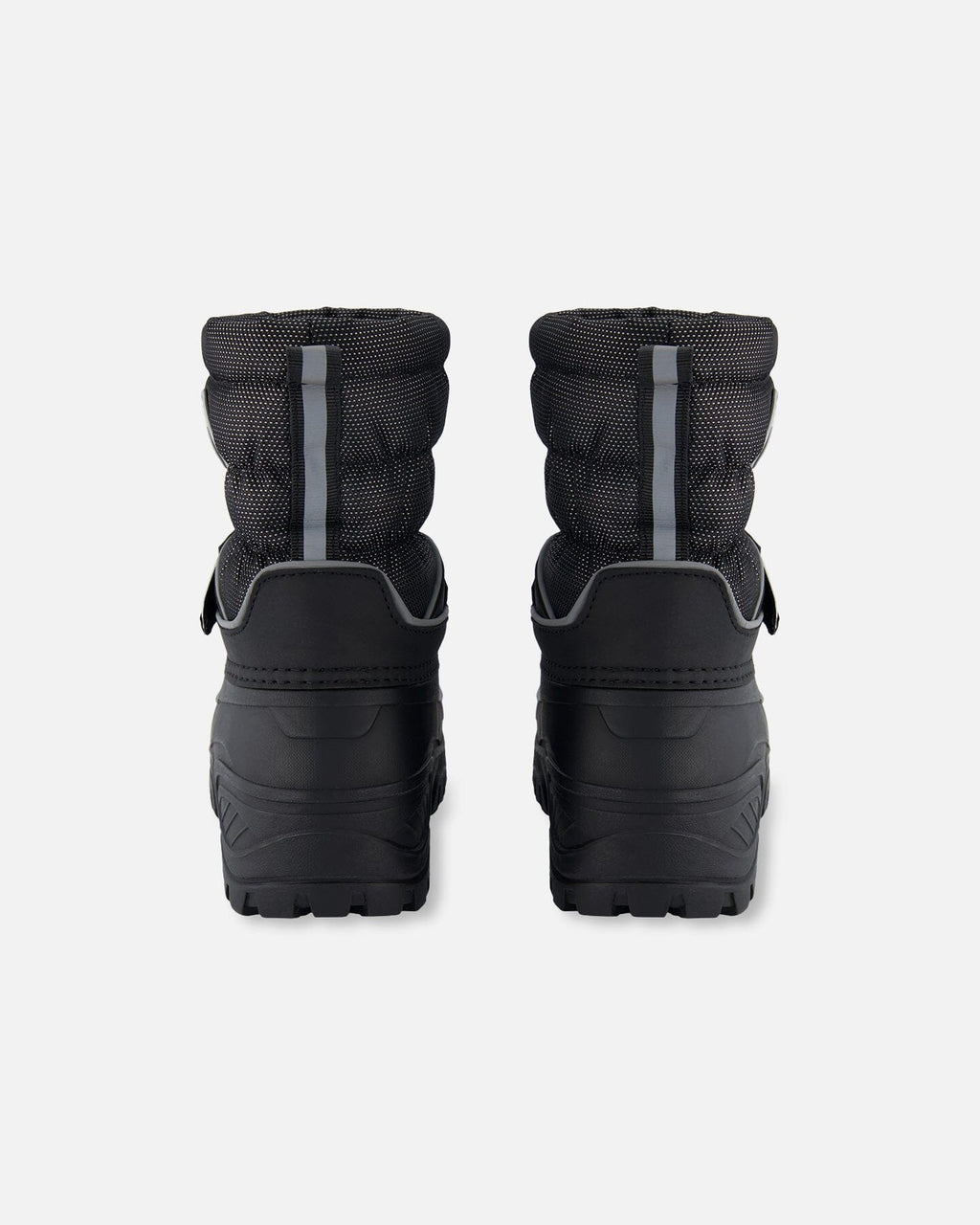 Winter Boots Solid Black-4