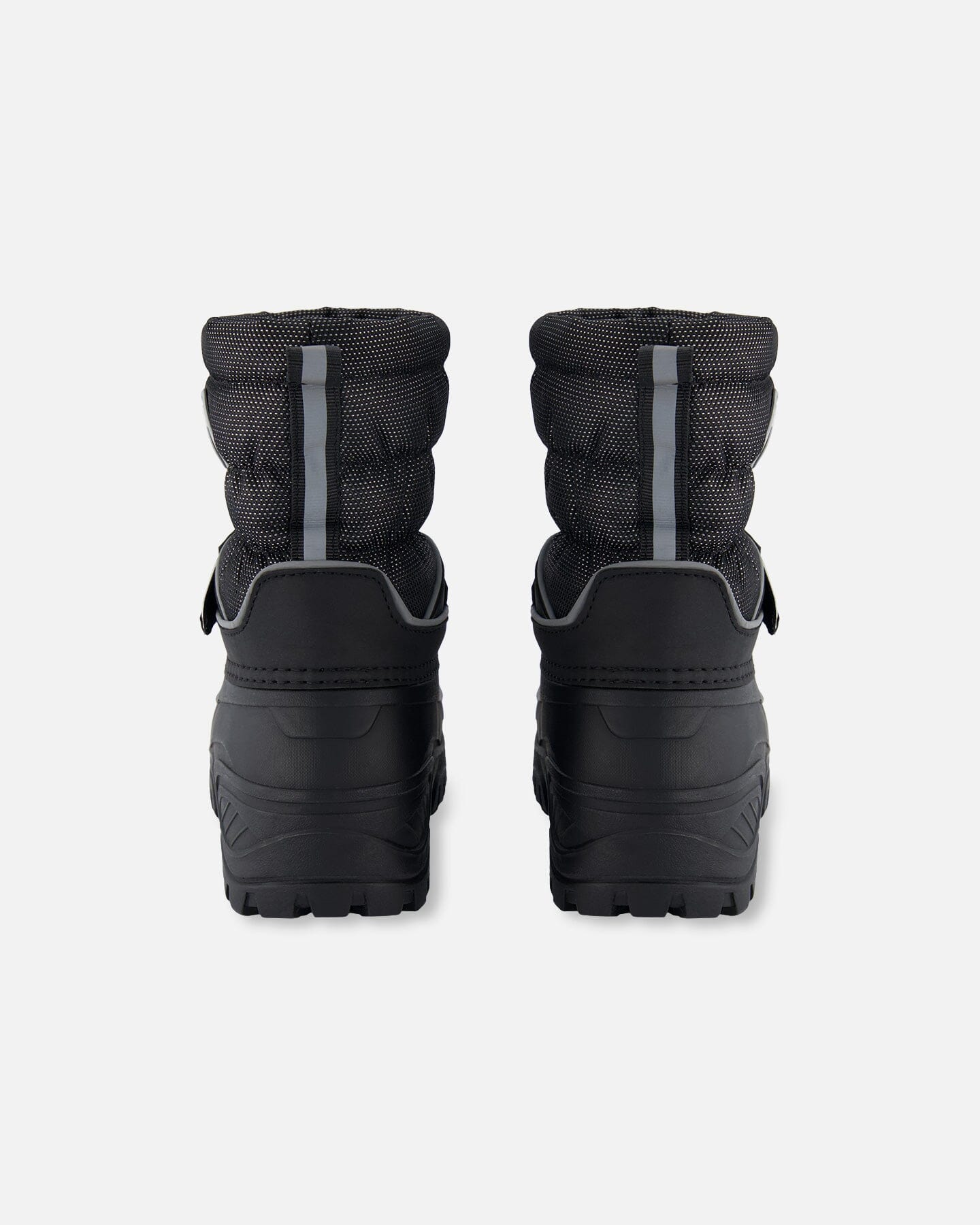 Winter Boots Solid Black-4