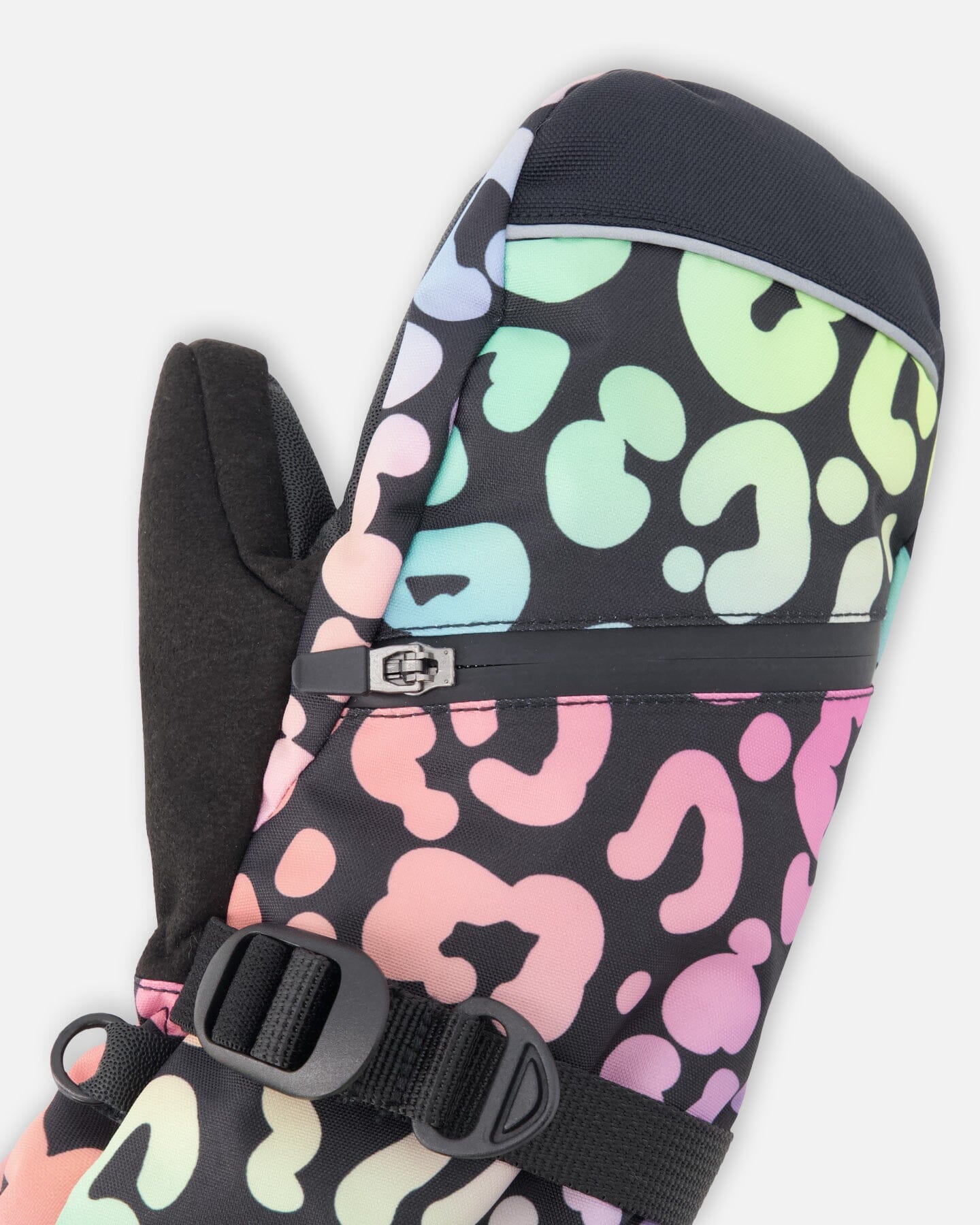 Winter Mittens Teknik Rainbow Leopard