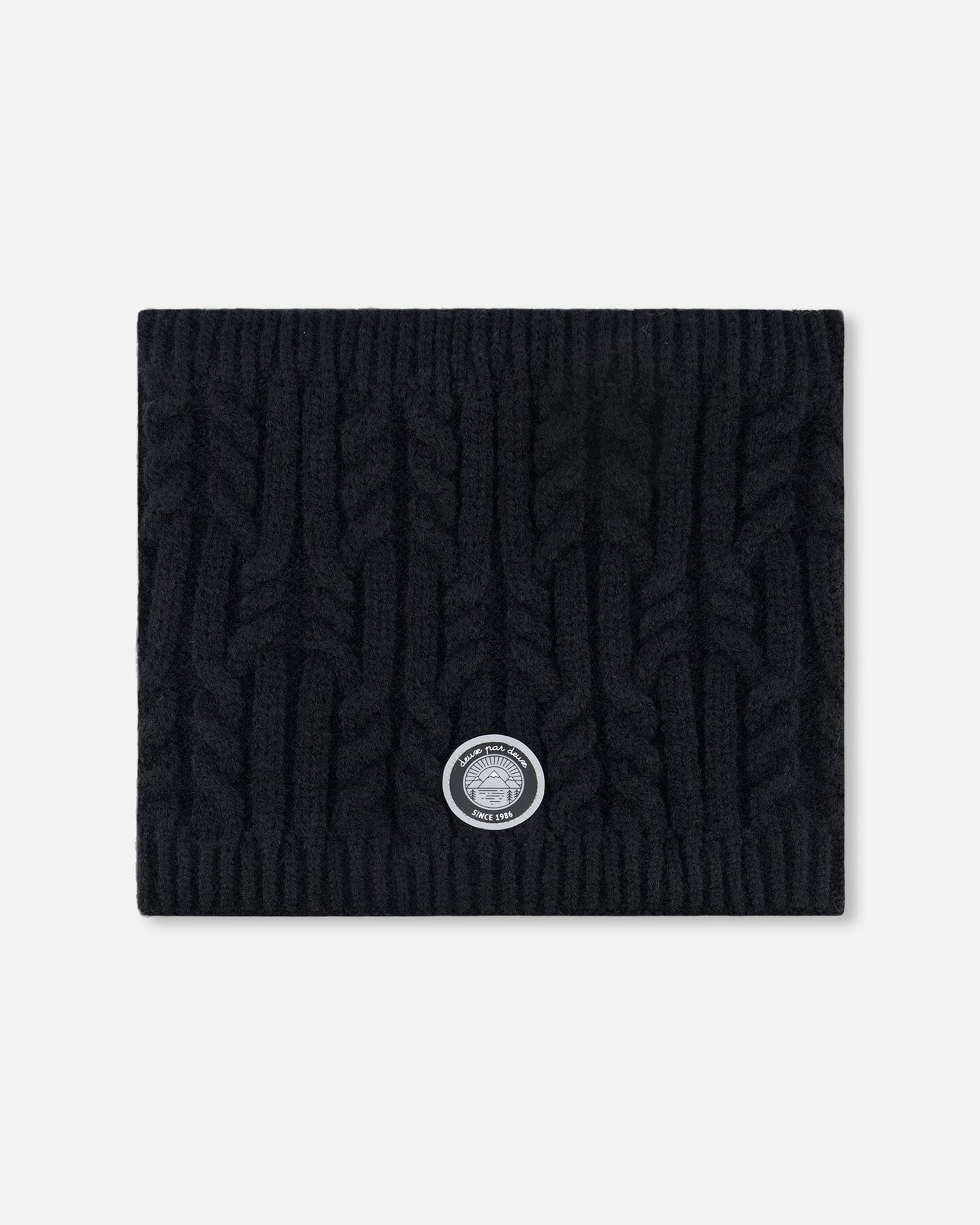 Lined Winter Neckwarmer Black-0