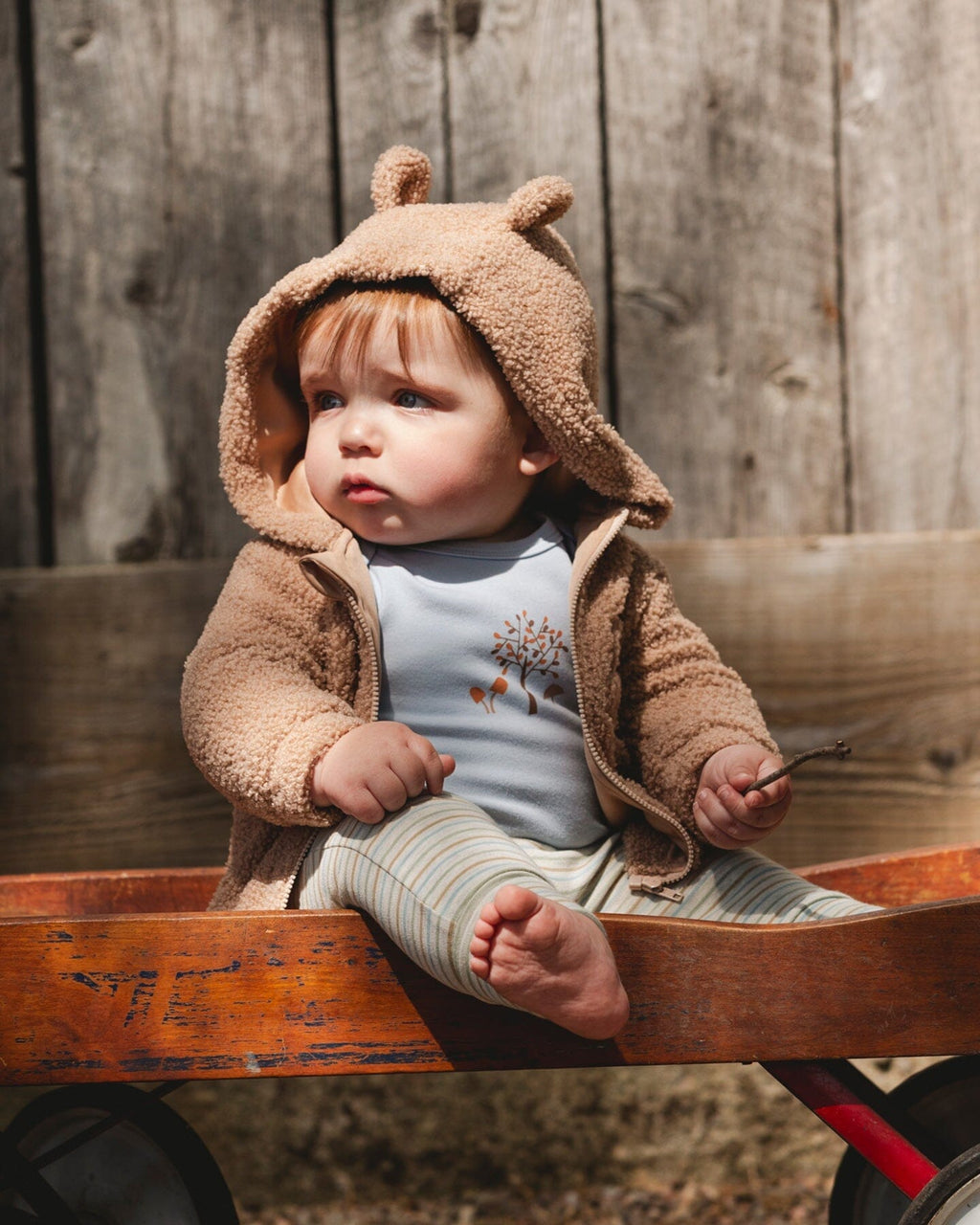 Organic Cotton Onesie Light Blue-1