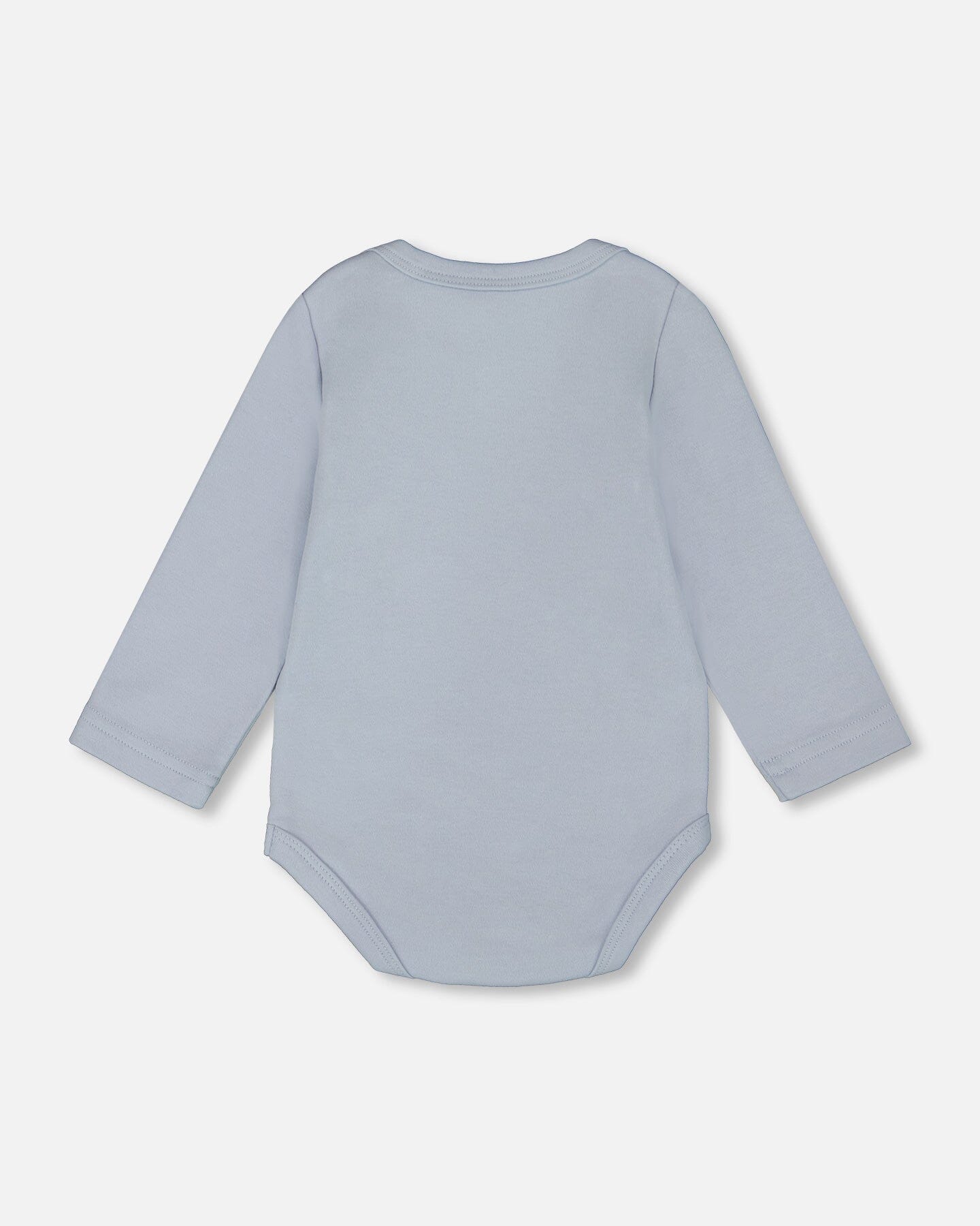 Organic Cotton Onesie Light Blue-2