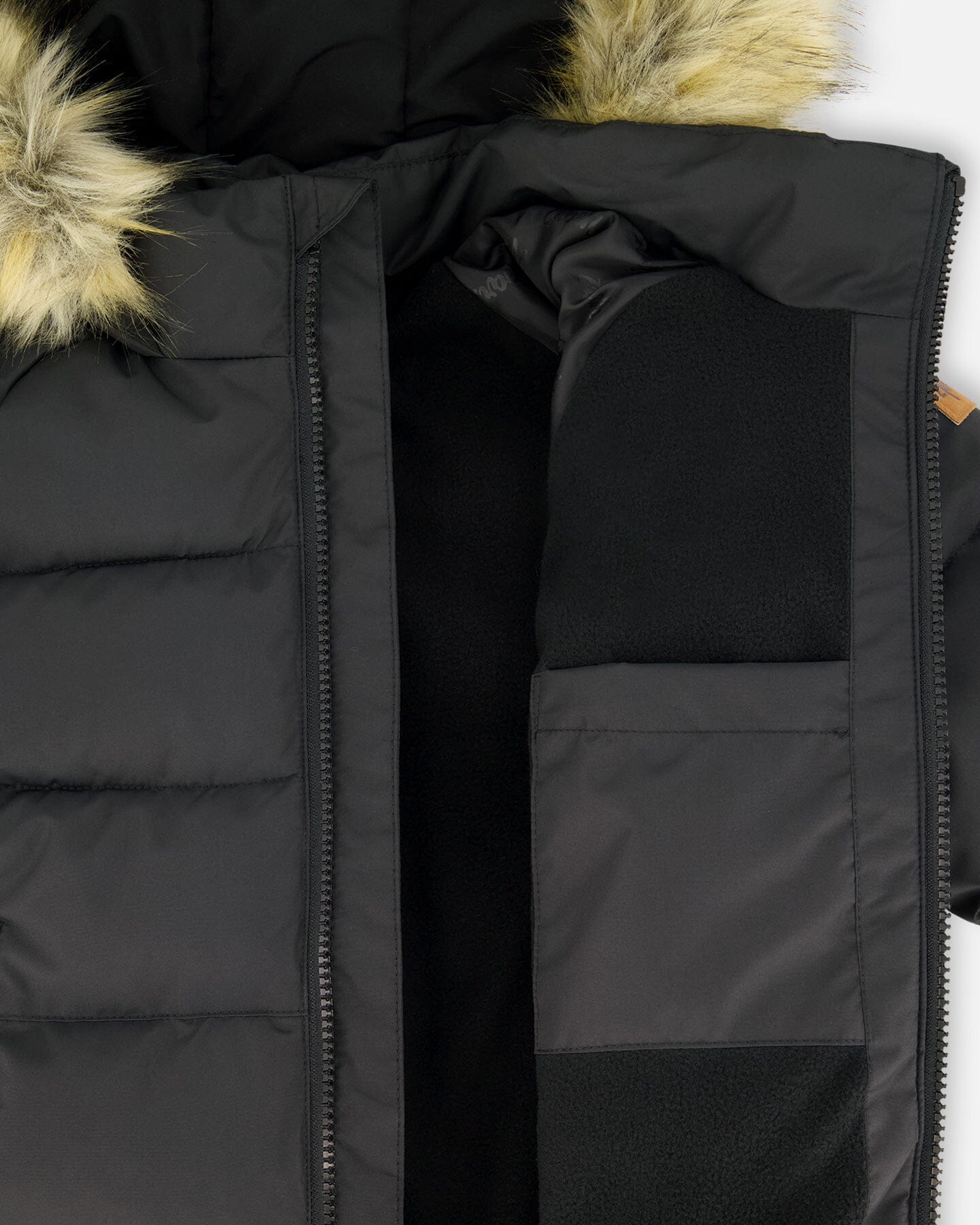 Puffy Winter Jacket Black-2
