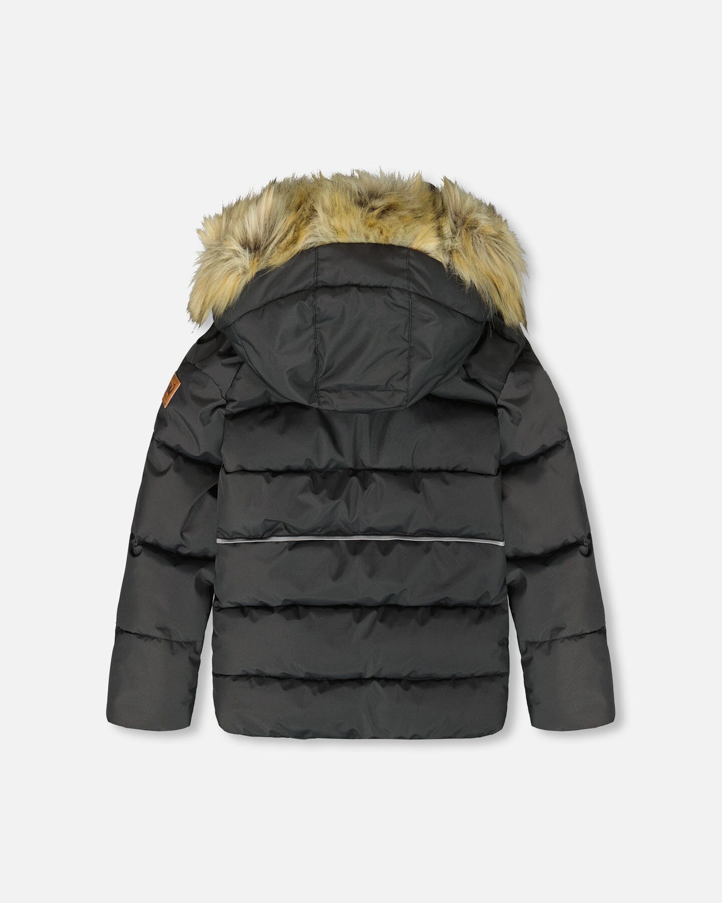 Puffy Winter Jacket Black-3