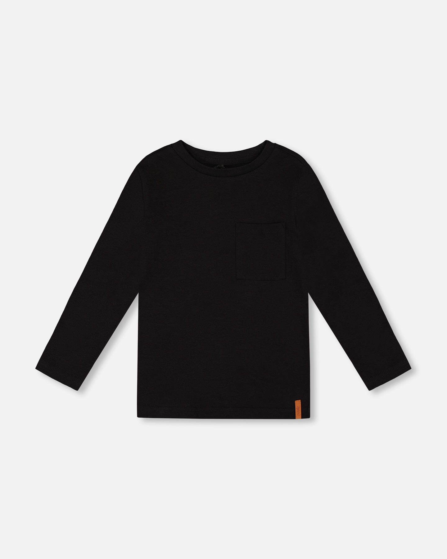 Organic Cotton Jersey Pocket T-Shirt Black-0