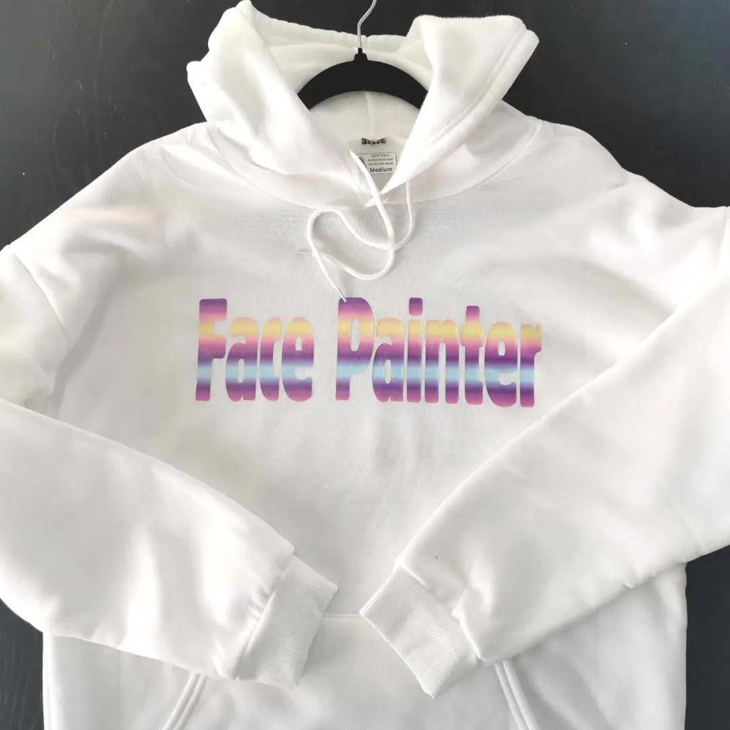 Winter Face Painter Hoodie - White-0