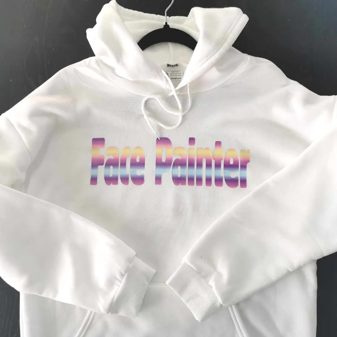 Winter Face Painter Hoodie - White-0