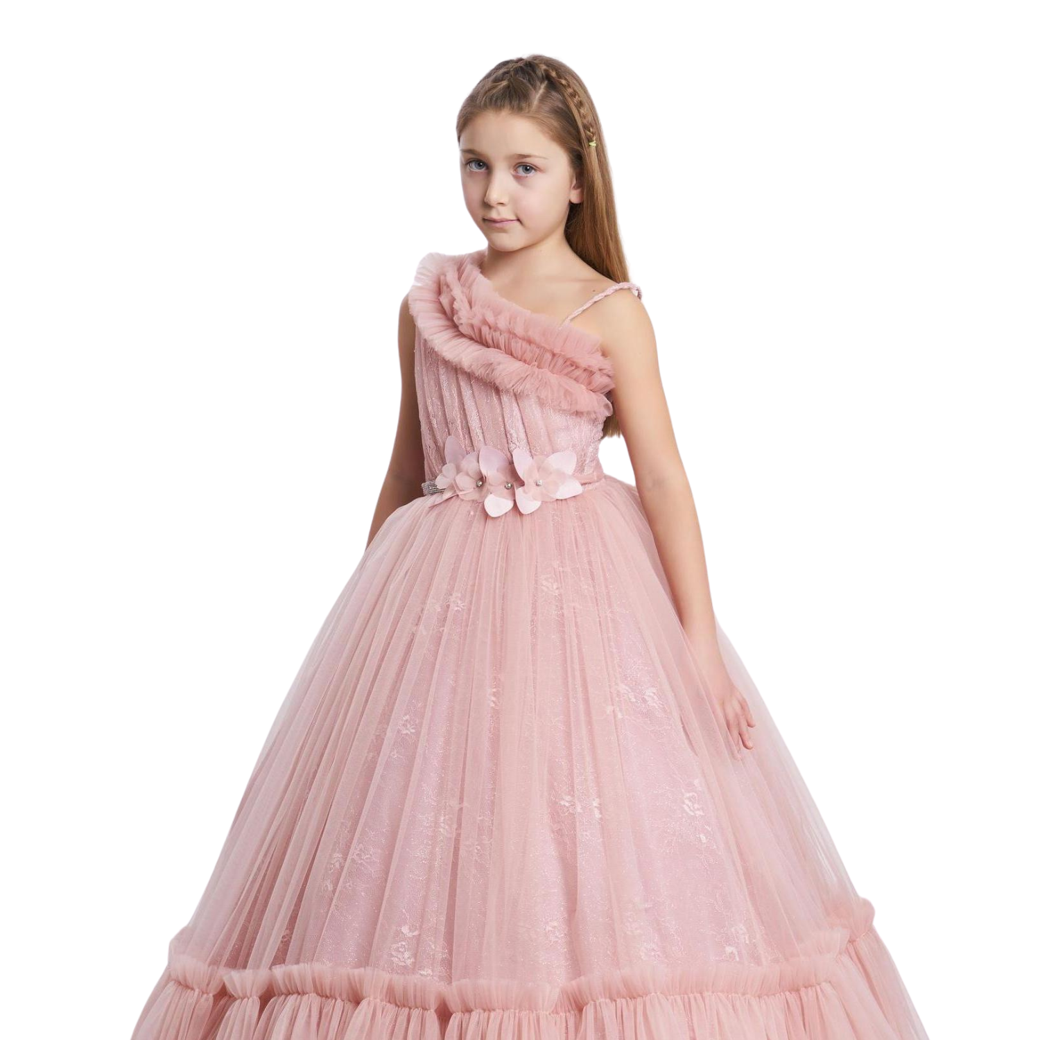 Cascade Gown Girls Formal Dress-1