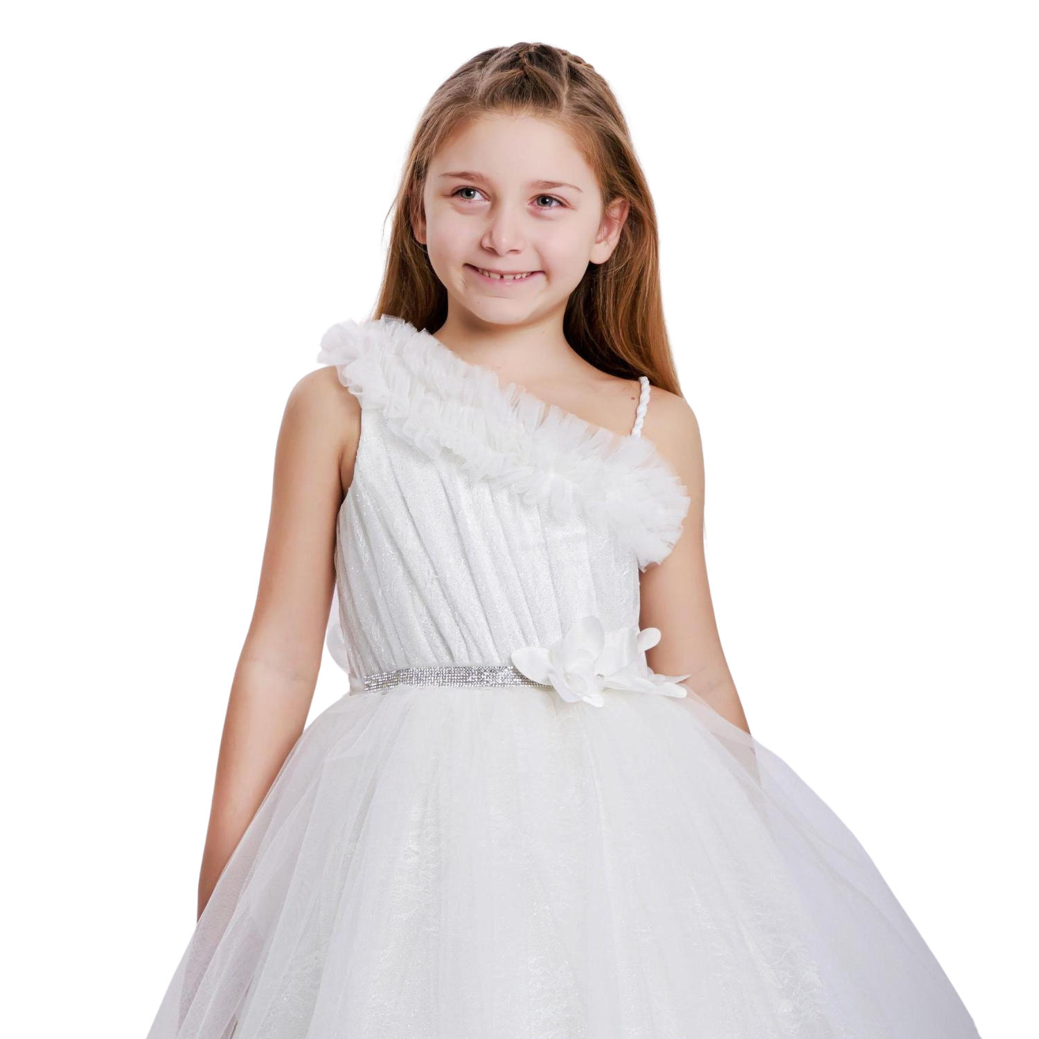 Cascade Gown Girls Formal Dress-0
