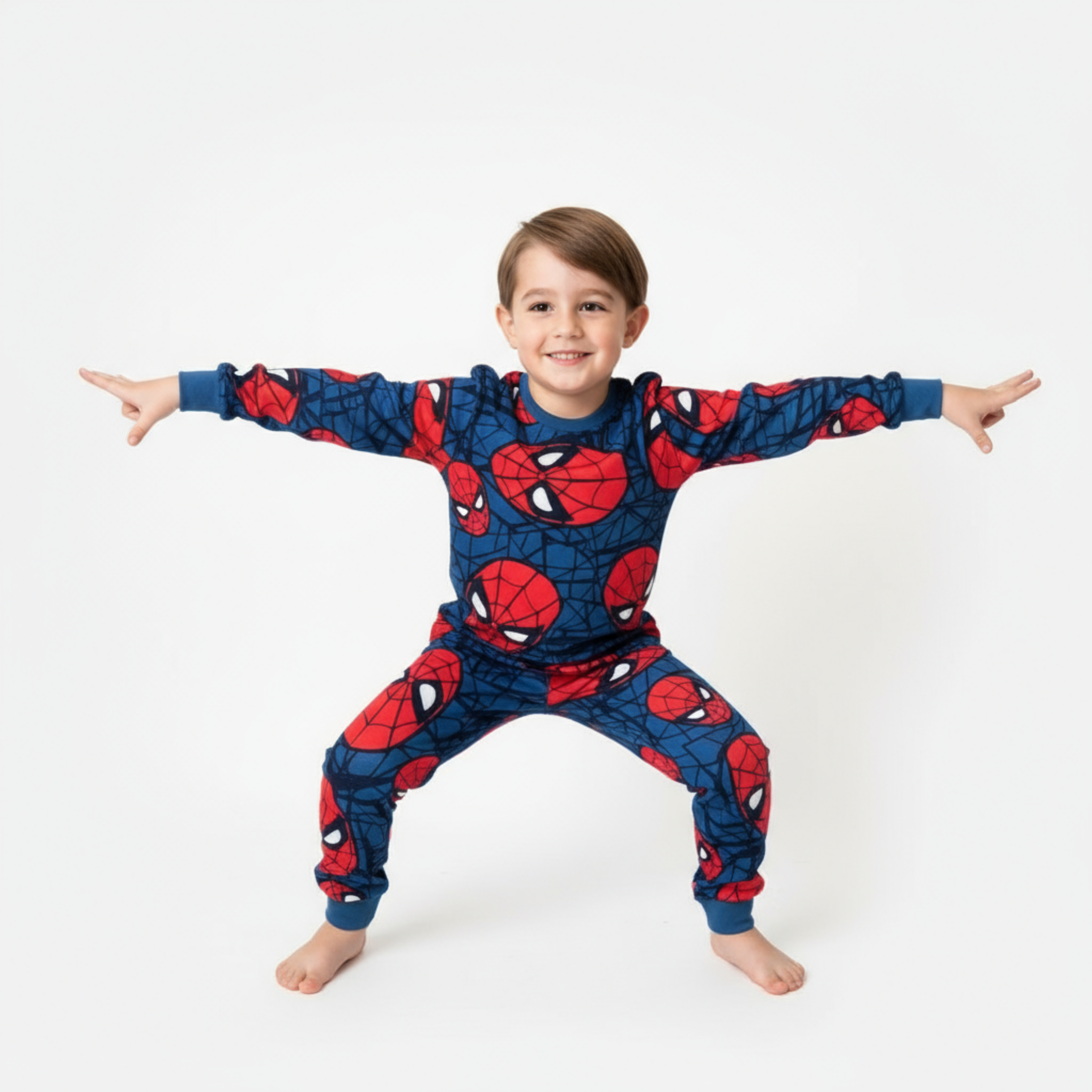 Spider Boys Cotton Pyjama Set-1