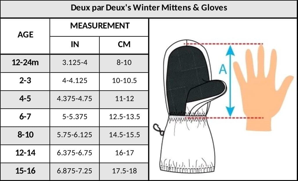 Winter Mittens Teknik Zebra Print