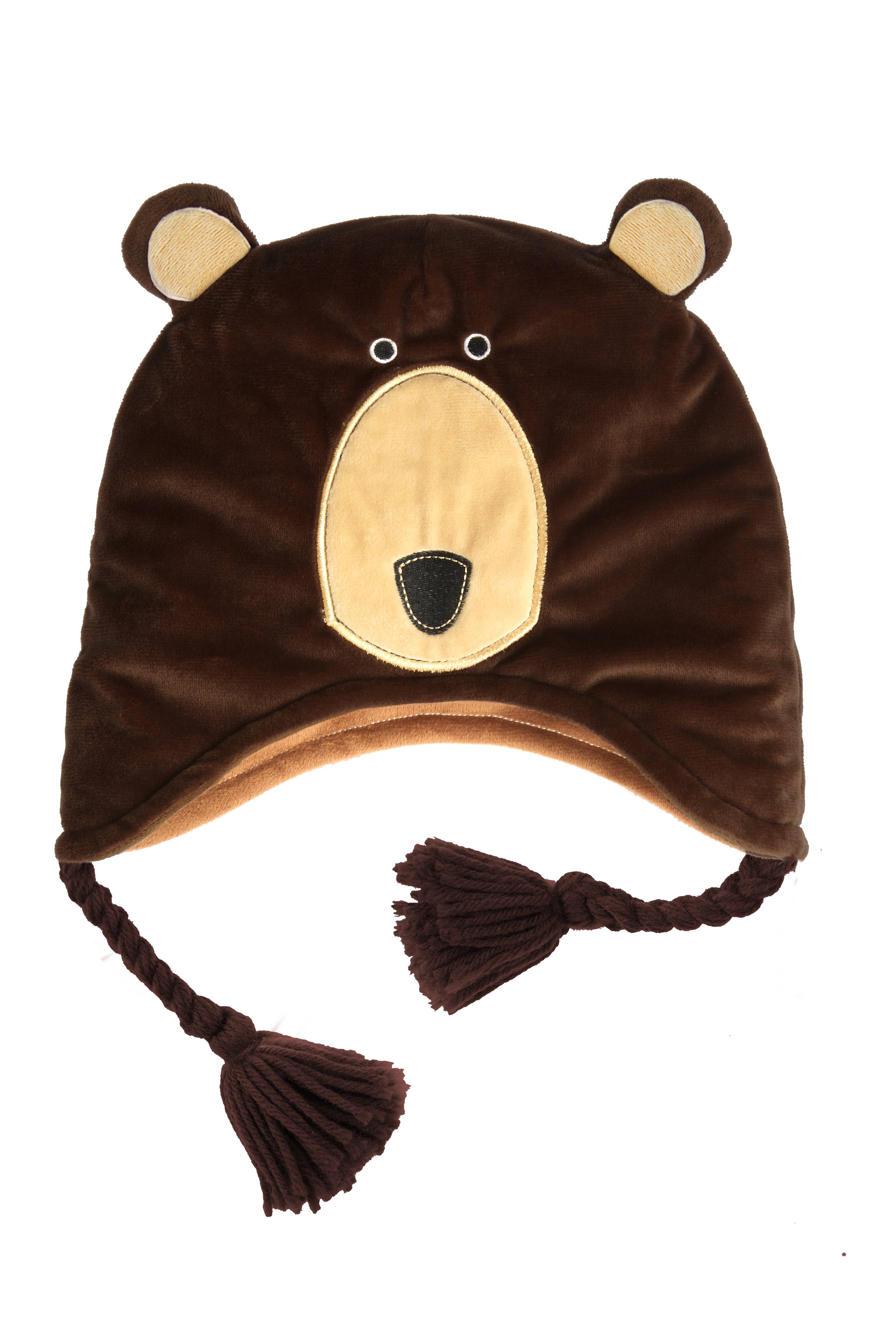 Chipmunk/Brown Bear Kids Winter Hat-0