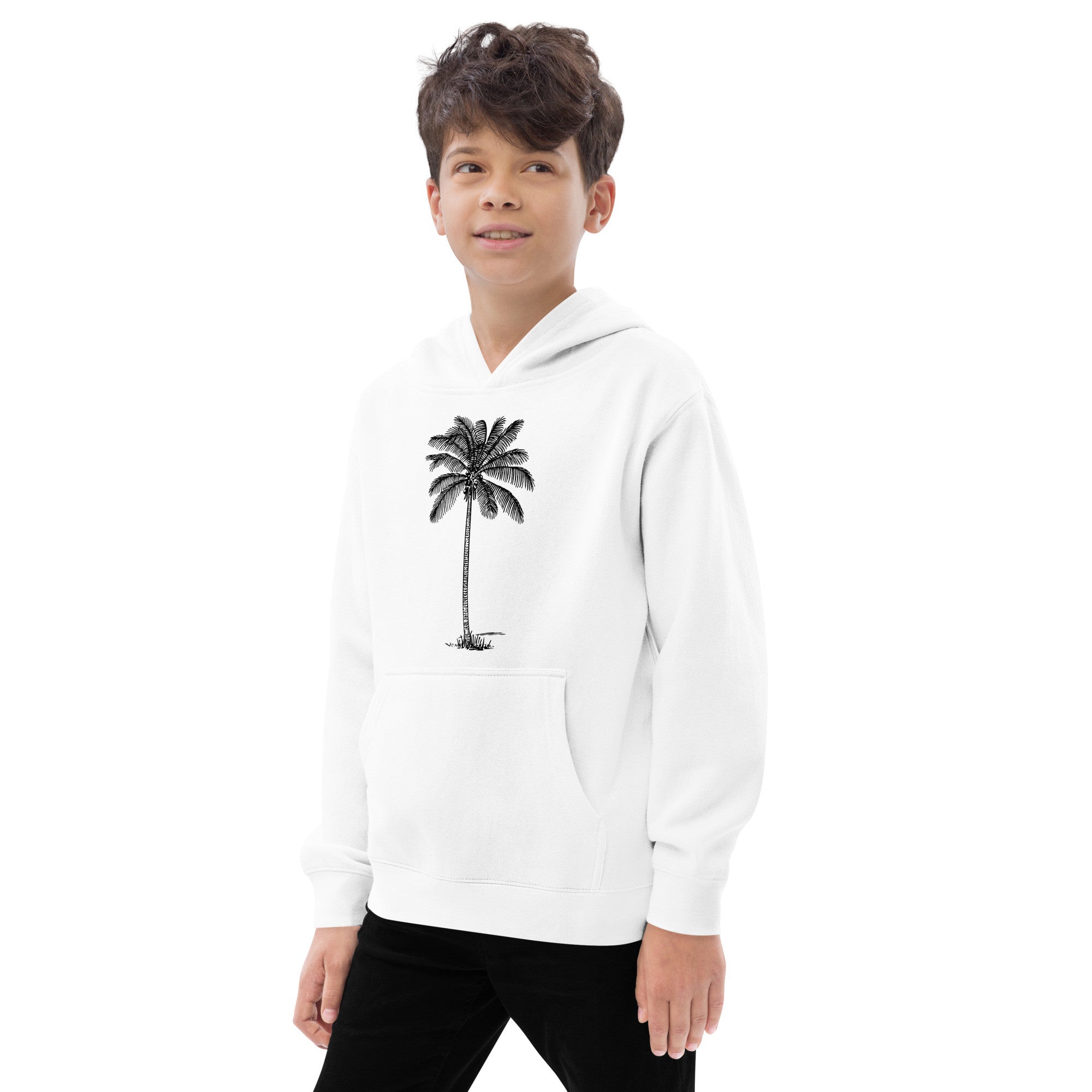 Coco Palm Kids Fleece Hoodie-0