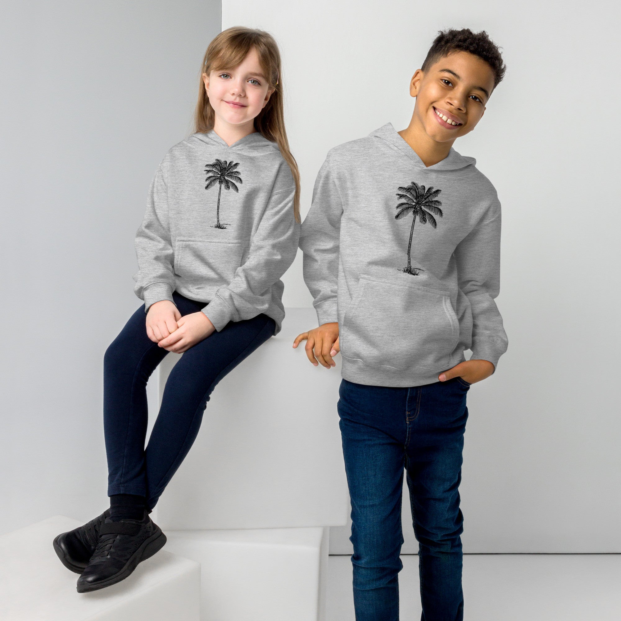 Coco Palm Kids Fleece Hoodie-2