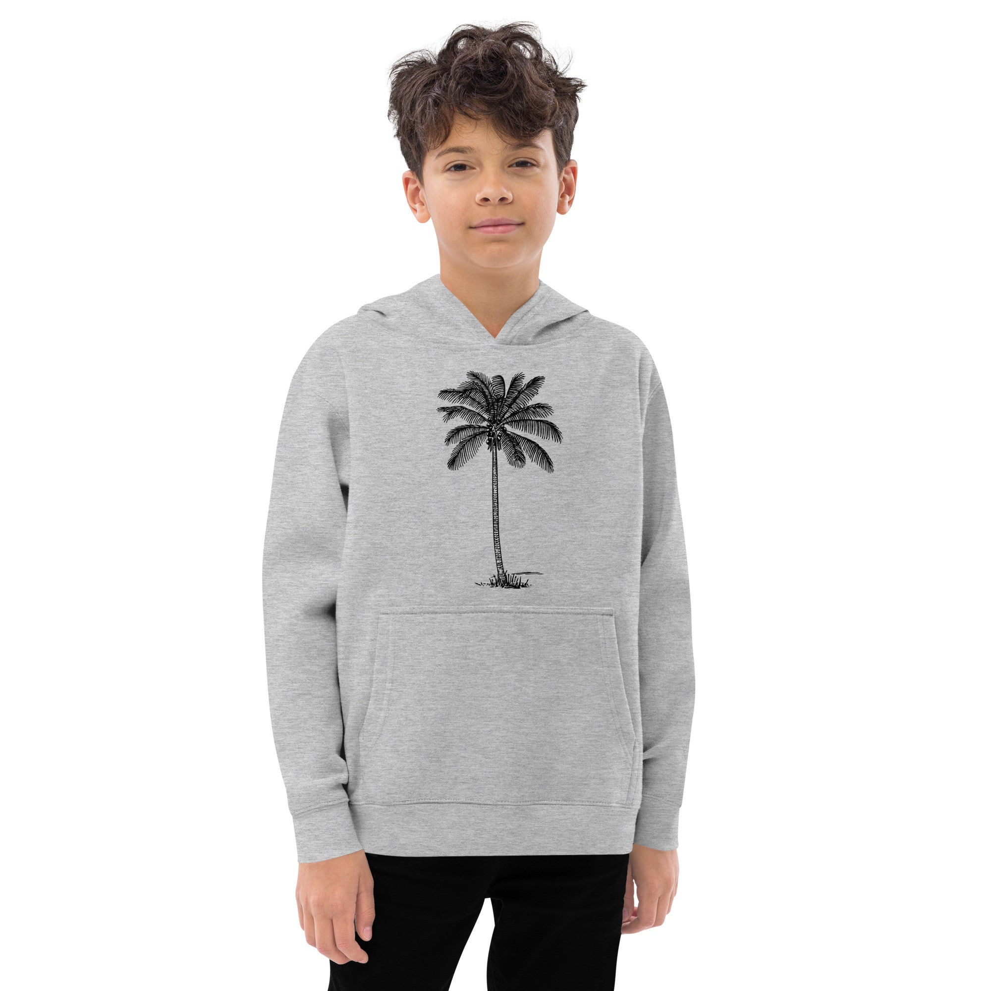 Coco Palm Kids Fleece Hoodie-3