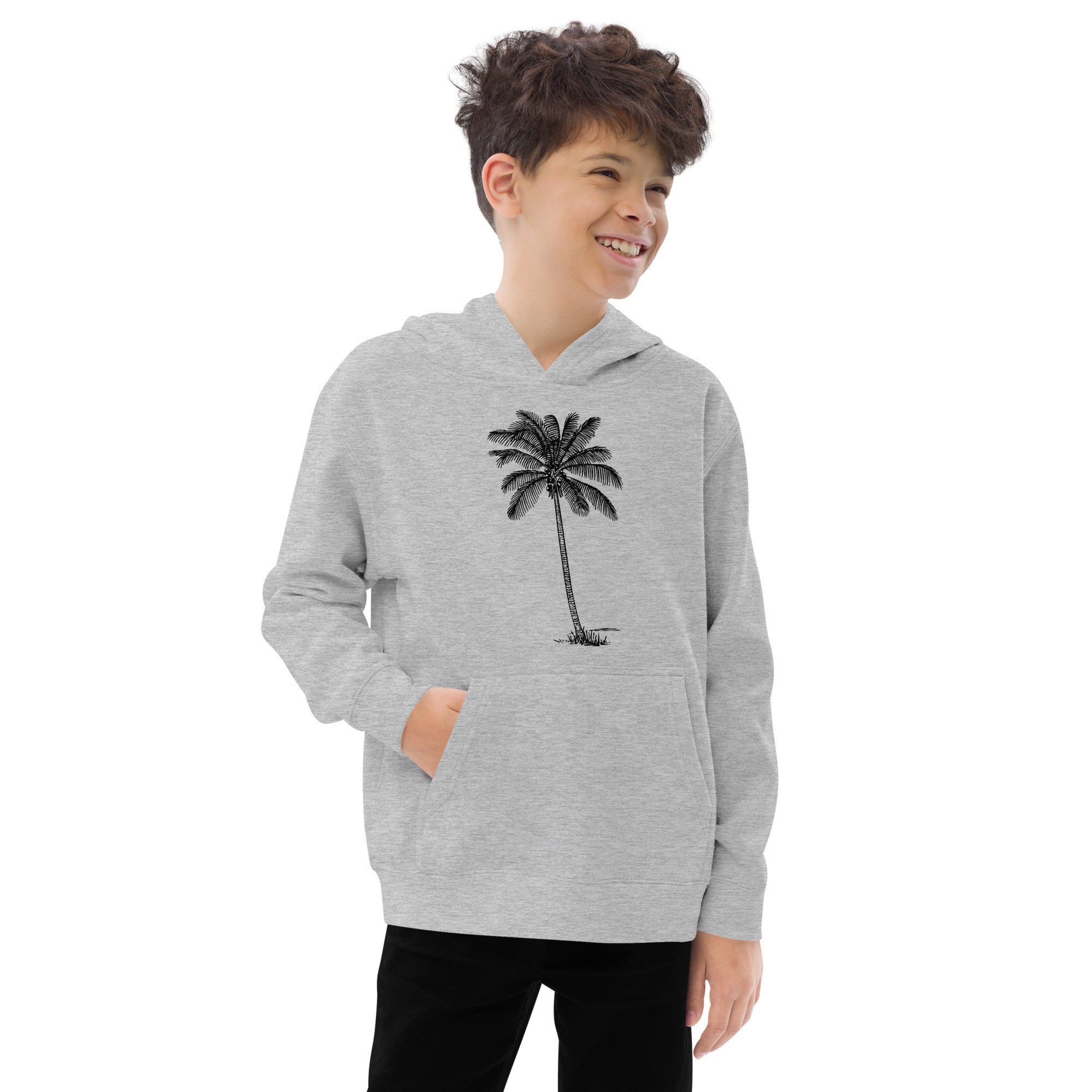 Coco Palm Kids Fleece Hoodie-4