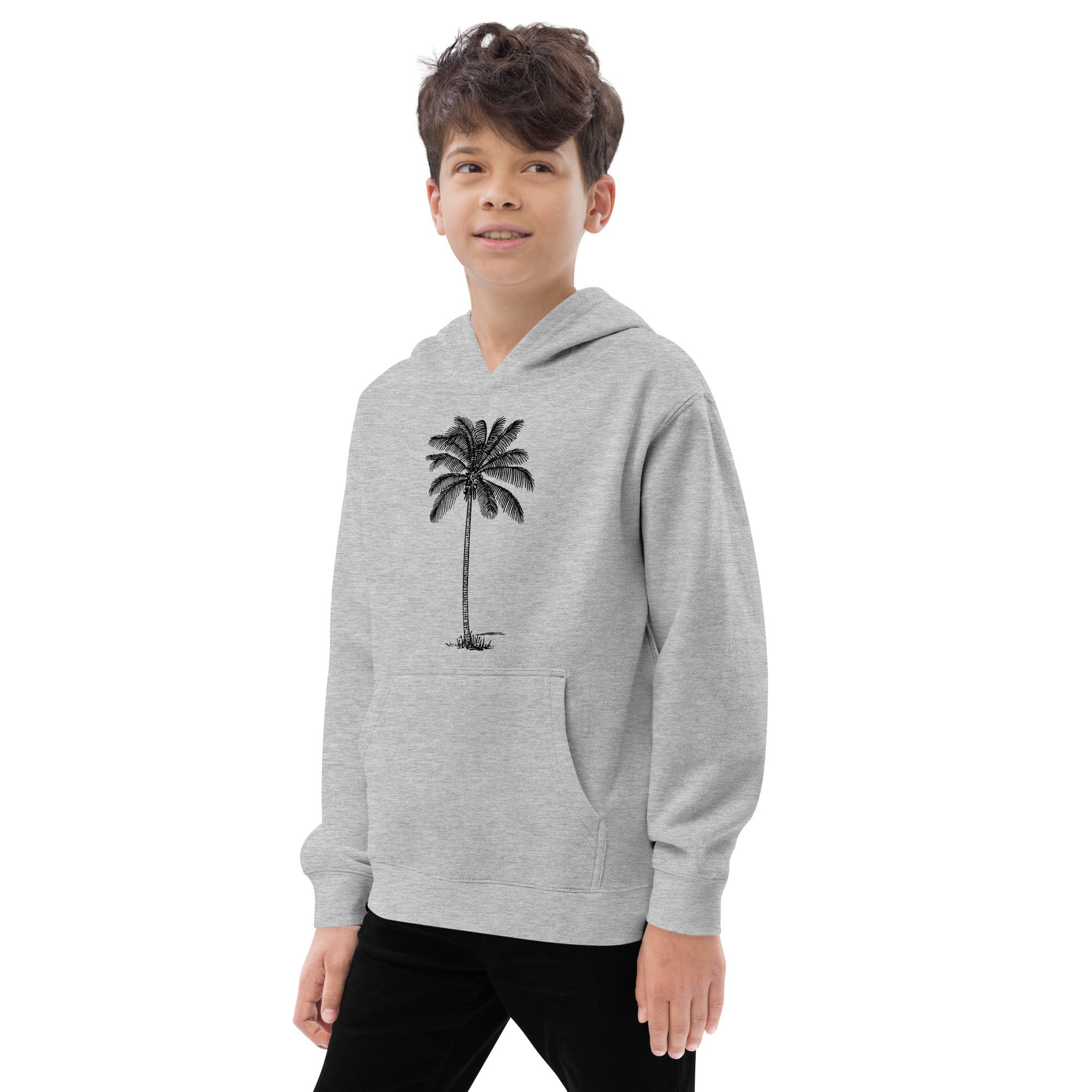 Coco Palm Kids Fleece Hoodie-5