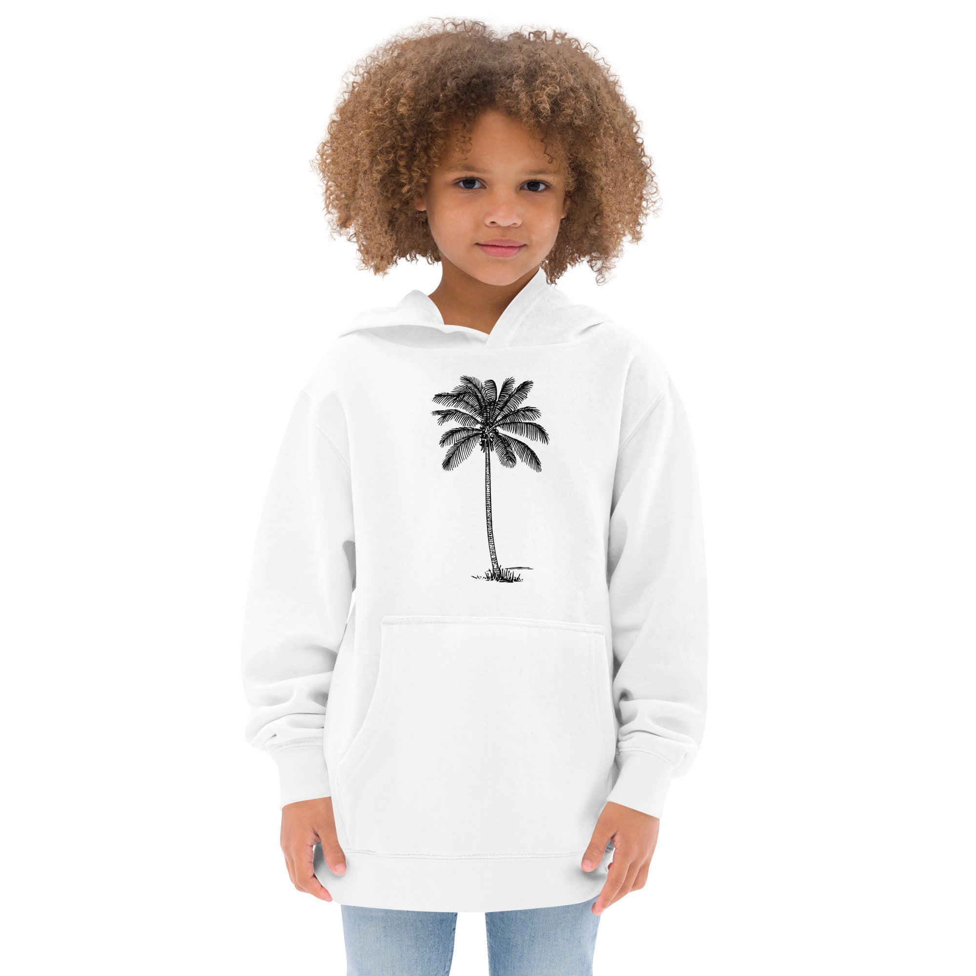 Coco Palm Kids Fleece Hoodie-1